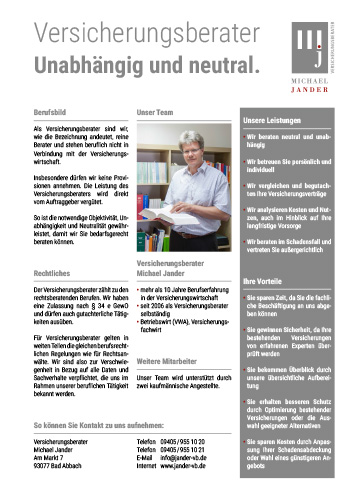 Berufsbild des Versicherungsberaters